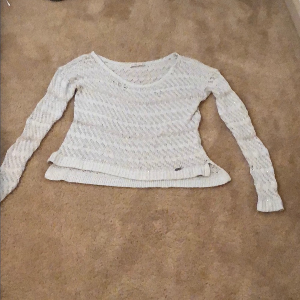 Baby Blue Abercrombie and Fitch Pullover Sweater
